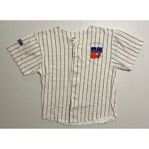 VTG USA Made Florida Gators Baseball Jersey Pinstripe Sportswear‎ 90s M Quitman